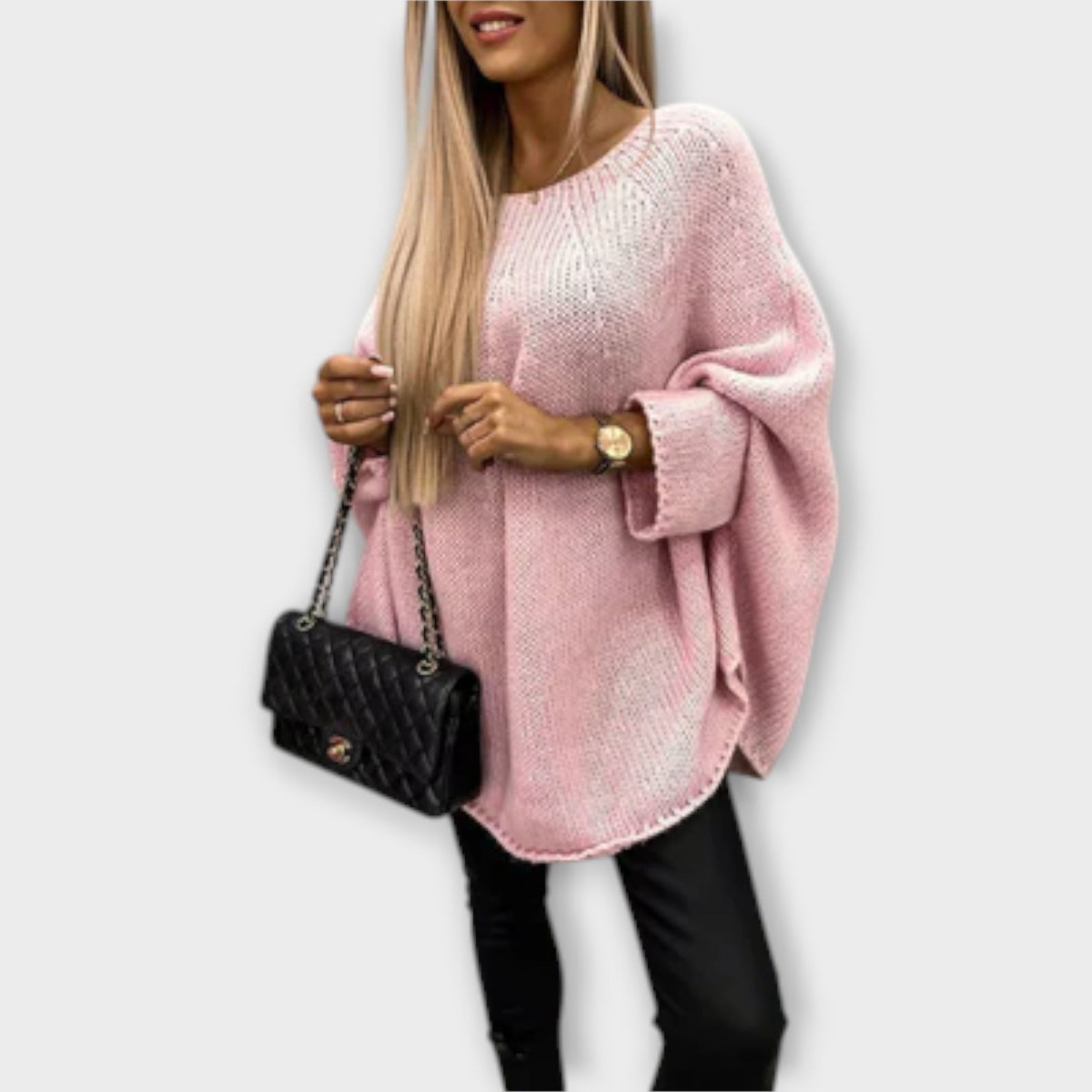 Isabelle | Pull beige à col rond