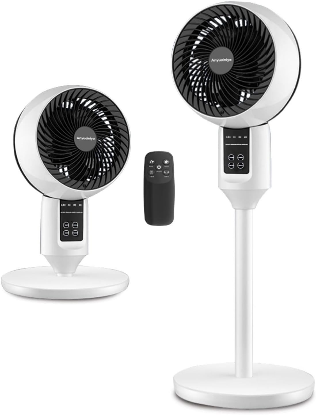 Ventilateur sur pied réglable à oscillation 3D — Amielle Paris