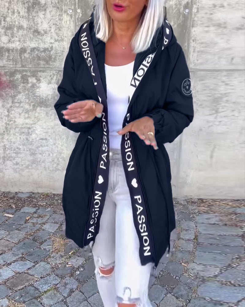 Penelope — Parka à capuche et taille réglable — Amielle Paris