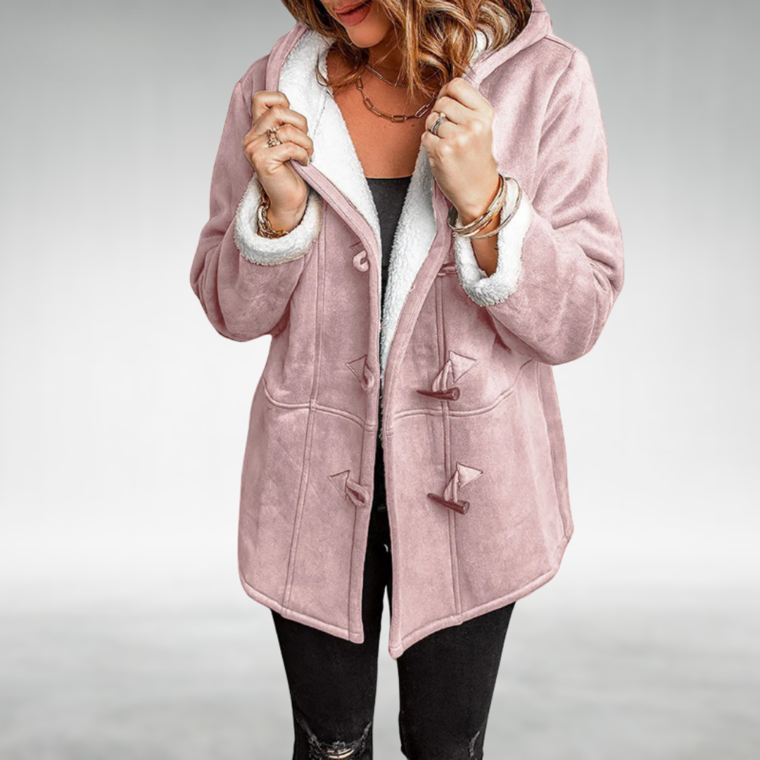 Duffle-coat à capuche et doublure polaire — Amielle Paris