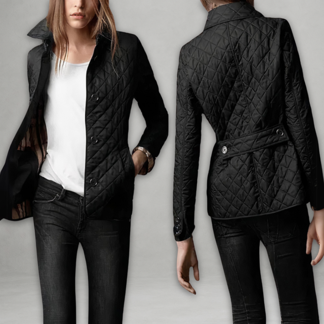 Giselle — Veste matelassée boutonnée — Amielle Paris