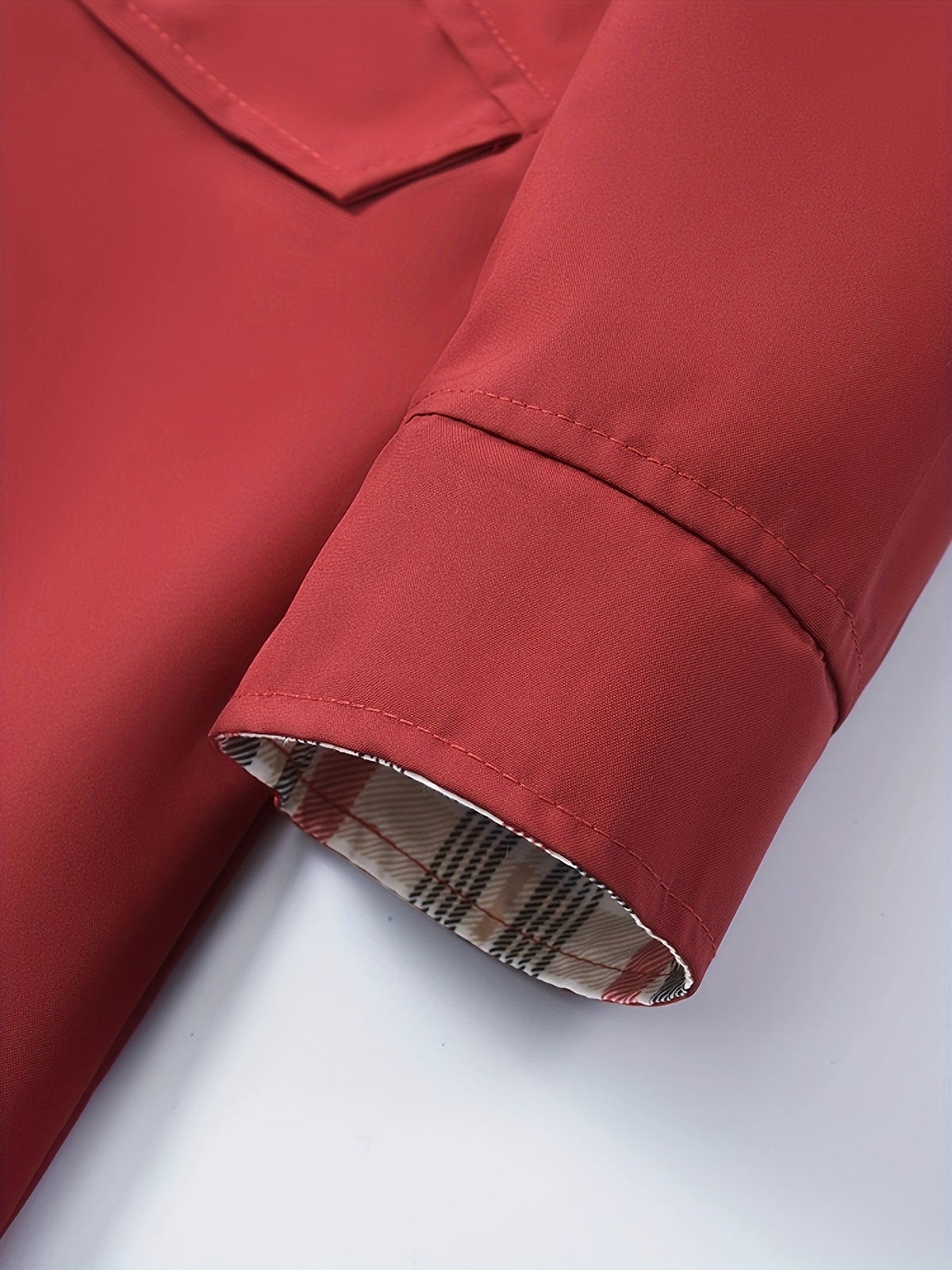 Parka à capuche et doublure à carreaux — Amielle Paris