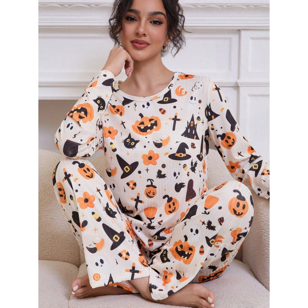 Boneyard Belle — Pyjama imprimé Halloween — vue 4