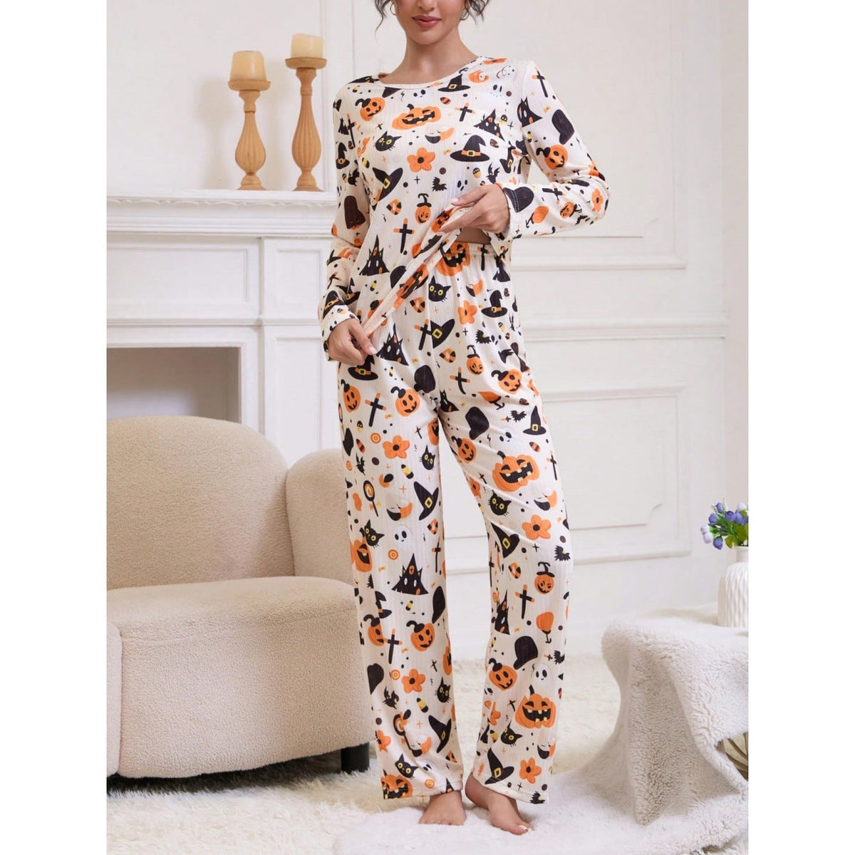 Boneyard Belle — Pyjama imprimé Halloween — vue 6