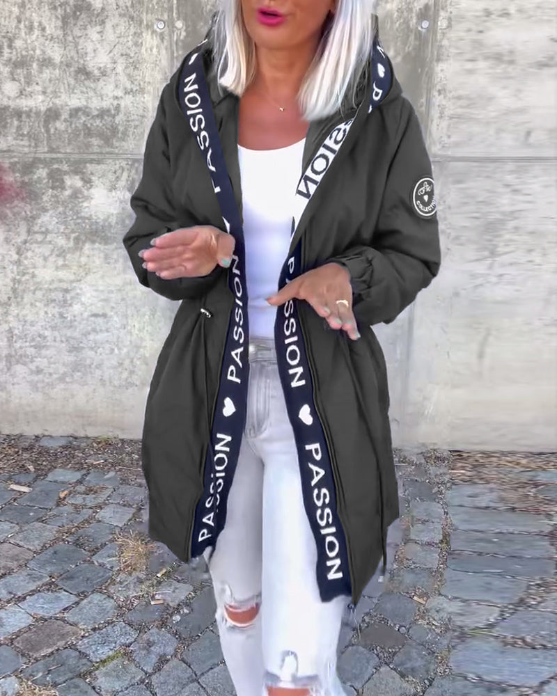 Penelope — Parka à capuche et taille réglable — Amielle Paris