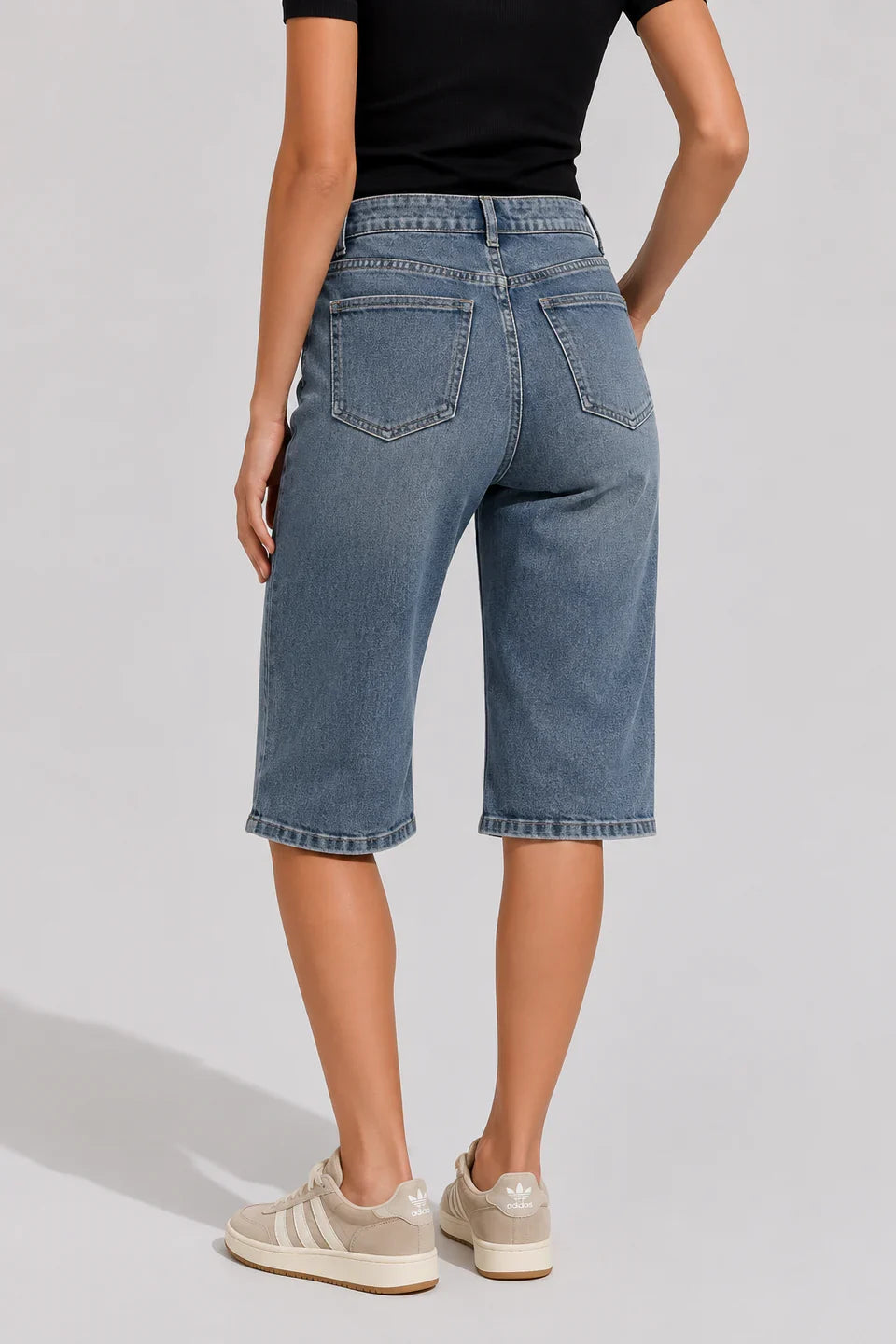 Bermuda long en jean — Jony — Amielle Paris