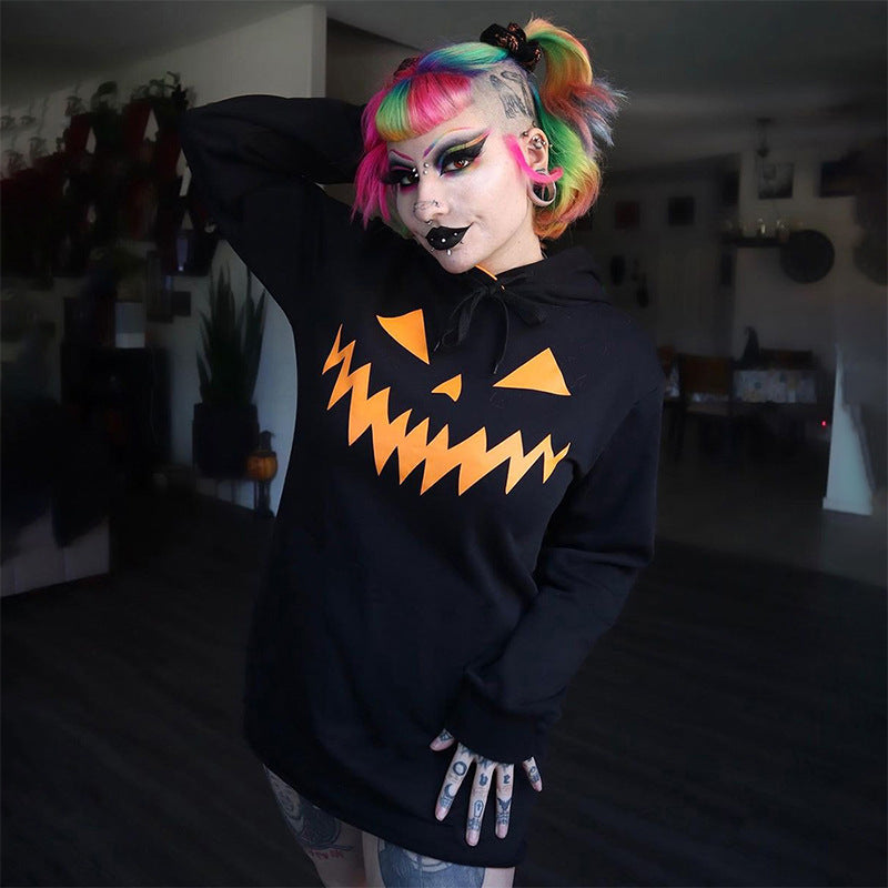 Little Boo — Robe sweat citrouille — vue 7