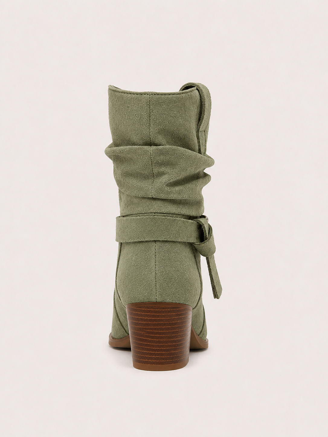 Bottines drapées à boucle Evira — Amielle Paris