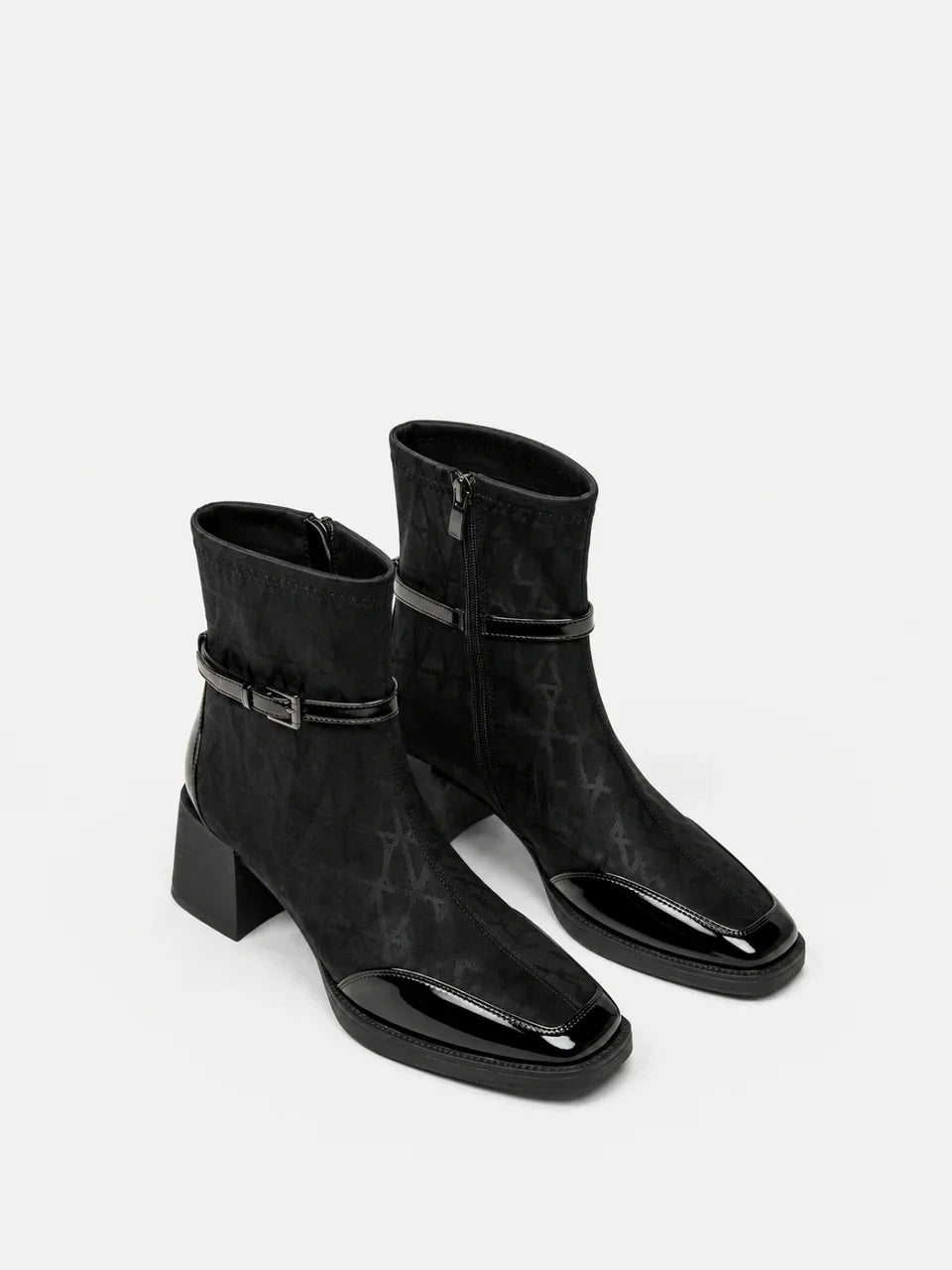Bottines chaussette à bout verni Yade — Amielle Paris