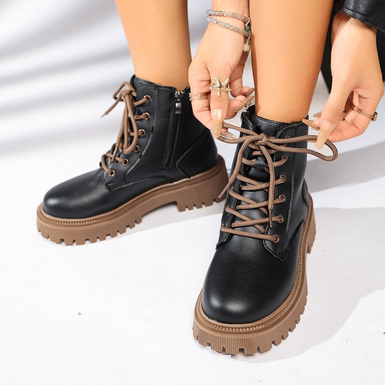 Lucienne | Bottes à plateforme et doublure fourrée — Amielle Paris