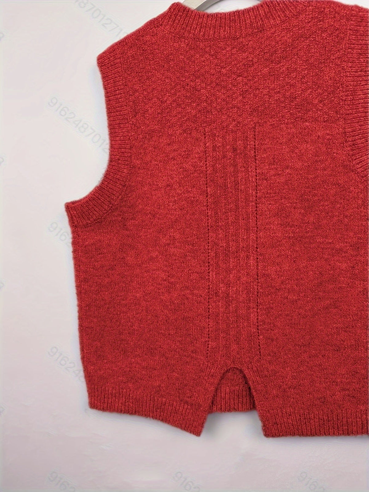 Pull sans manches en maille torsadée — Amielle Paris