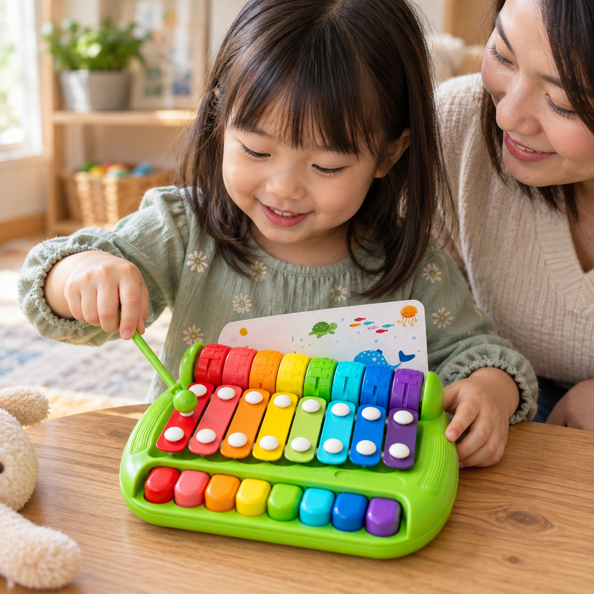 Piano manuel à huit notes pour enfant — vue 2