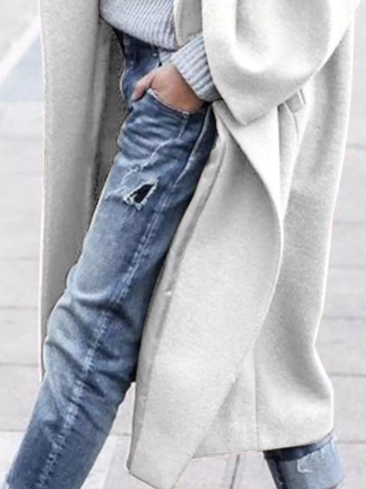 Manteau long ample à manches larges — Amielle Paris