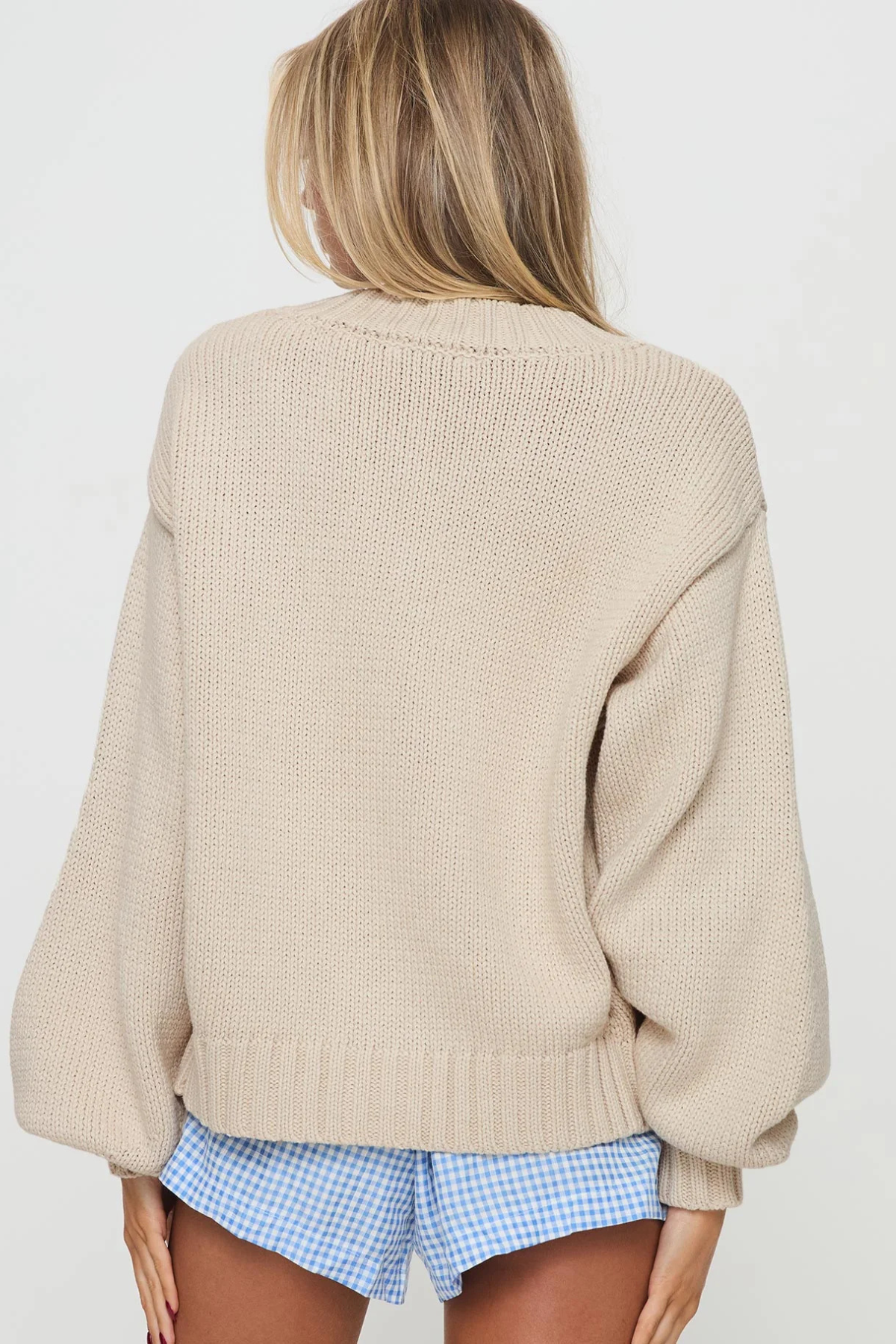 Cardigan ample à manches ballon Macy — Amielle Paris
