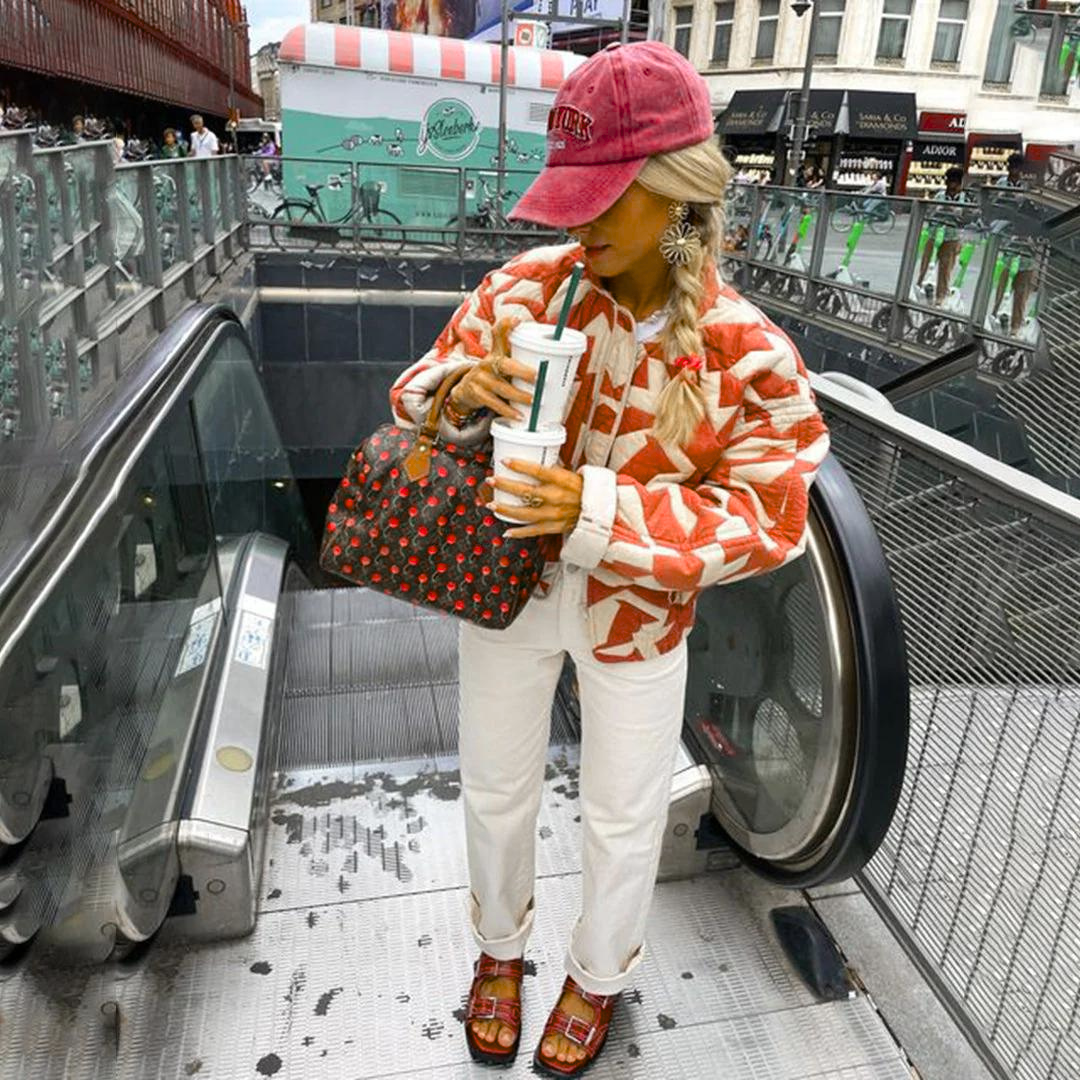 Fiona — Veste légère à motifs colorés — Amielle Paris
