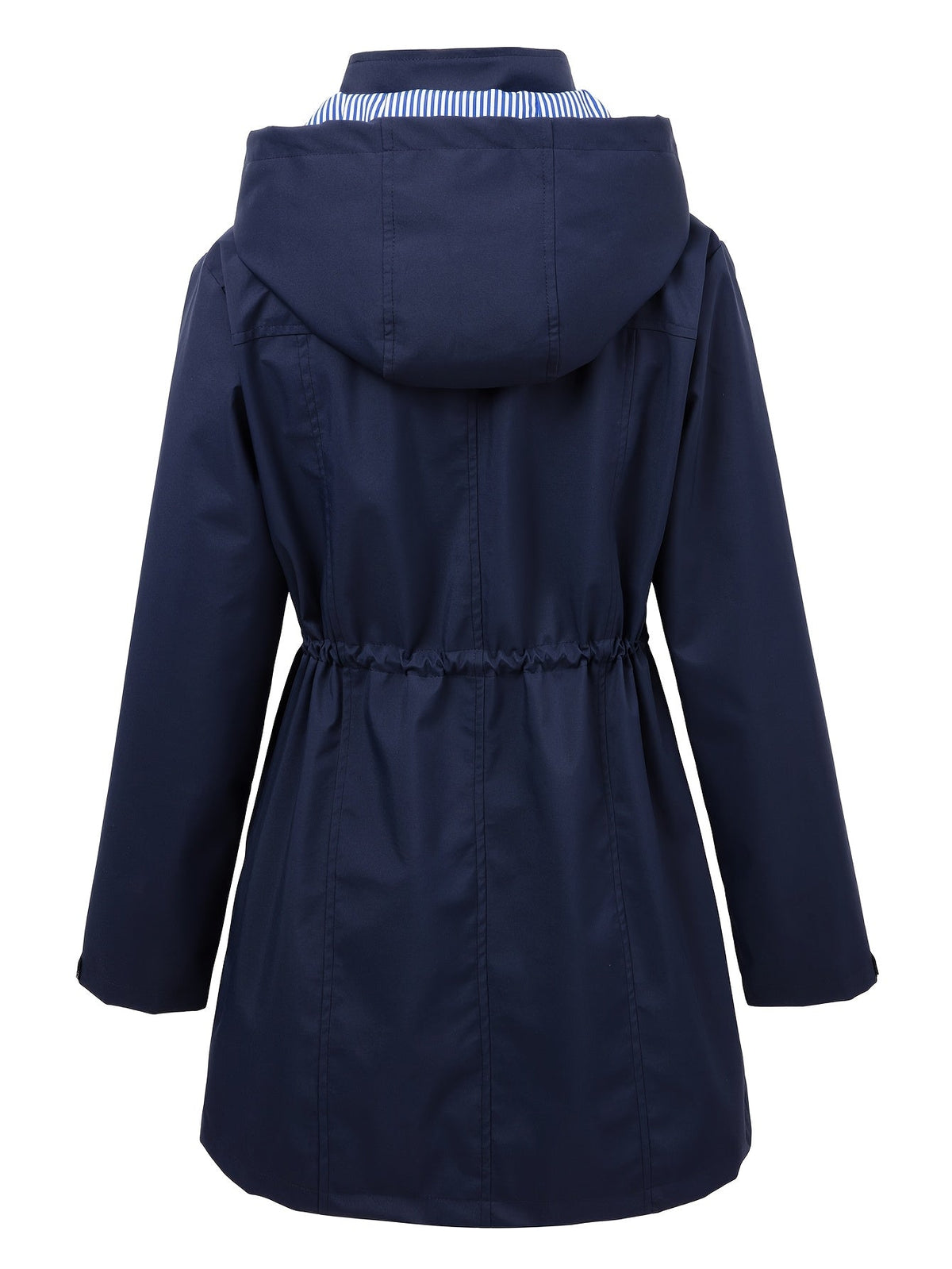 Parka longue à capuche et taille ajustable — Amielle Paris