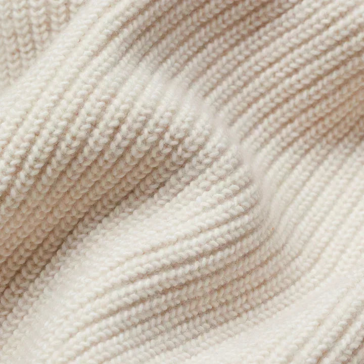 Gilet long ouvert en grosse maille à poches — Amielle Paris