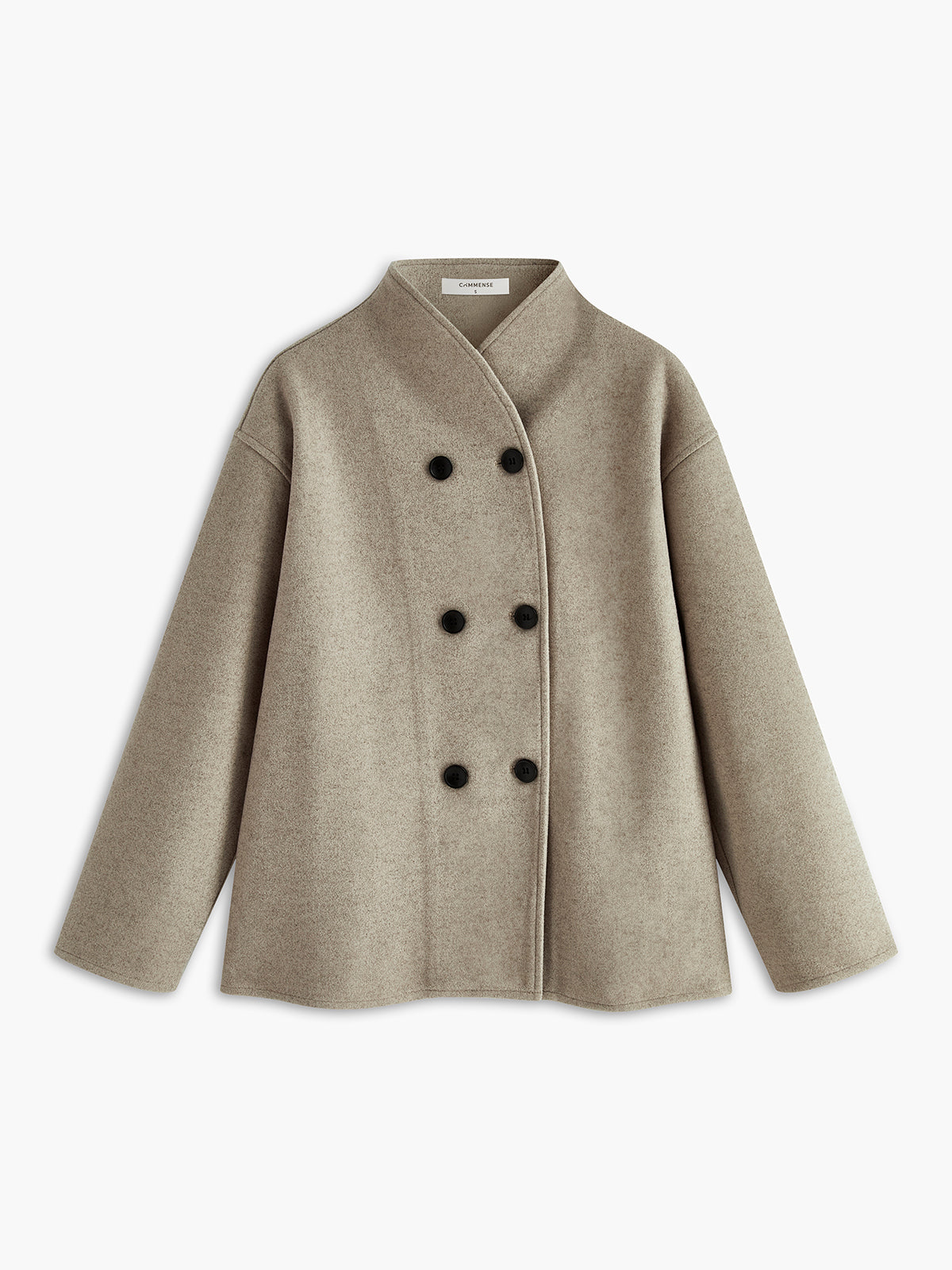 Nadia — Veste ample à col montant — Amielle Paris