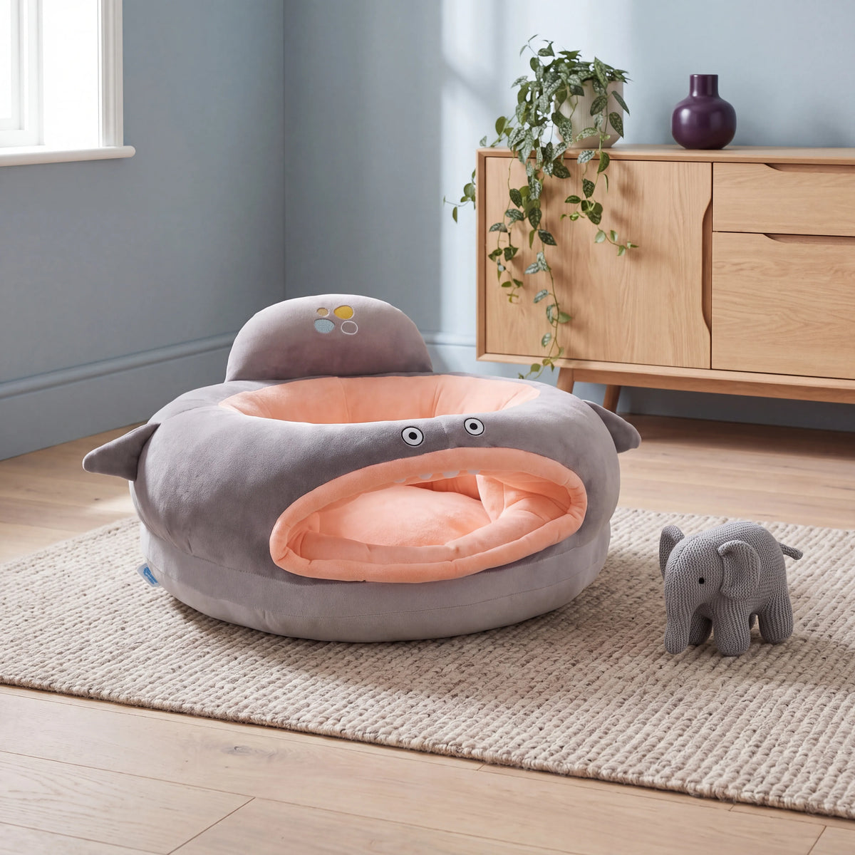Fauteuil d’éveil bébé en peluche — 60 × 45 cm — vue 15