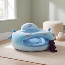 Fauteuil d’éveil bébé en peluche — 60 × 45 cm — vue 17