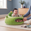 Fauteuil d’éveil bébé en peluche — 60 × 45 cm — vue 3