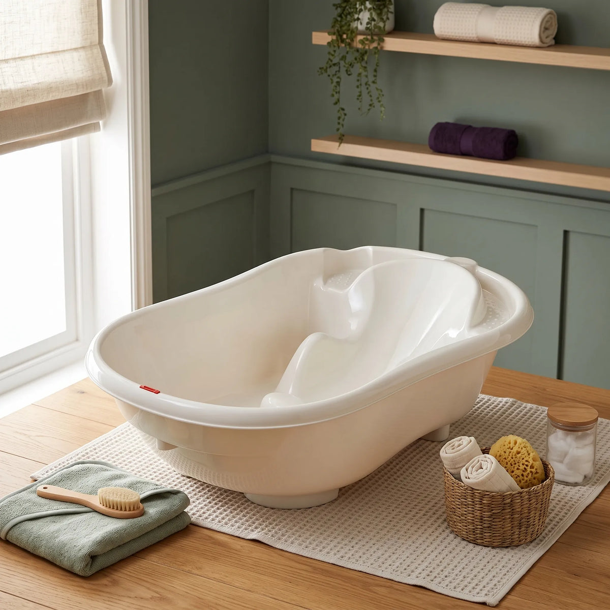 Baignoire bébé évolutive avec bouchon de vidange — vue 10