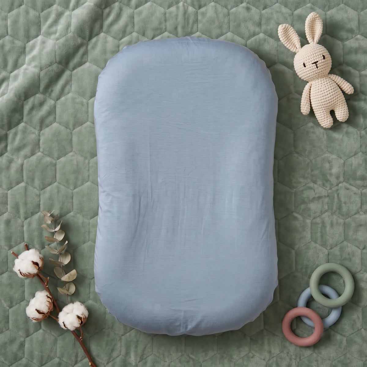 Coussin bébé en mousseline à bords rembourrés — vue 3