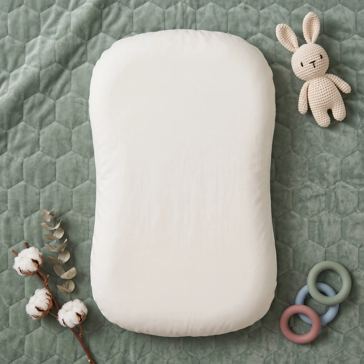 Coussin bébé en mousseline à bords rembourrés — vue 8