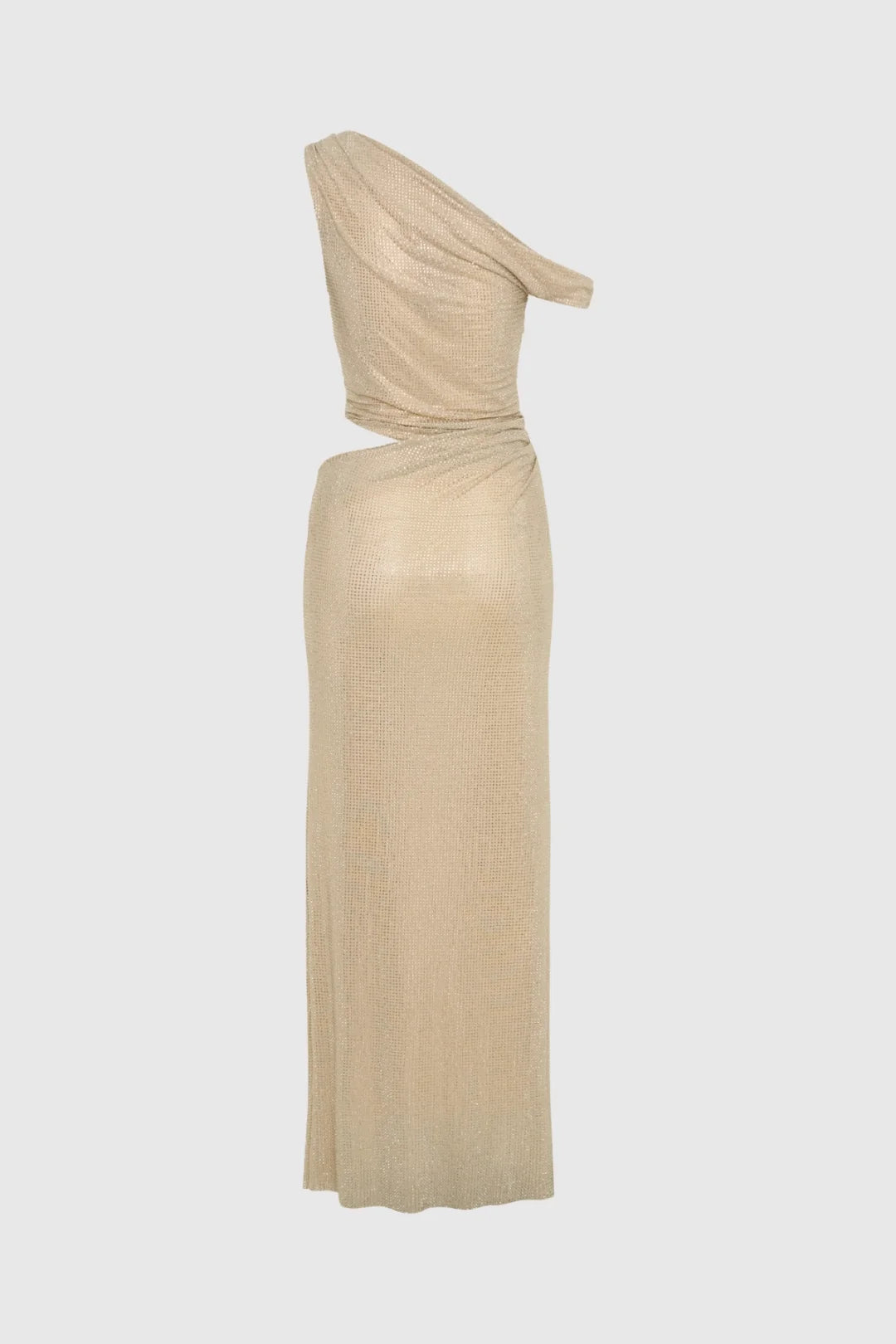 Robe longue à sequins à une épaule — Cassiopée — Amielle Paris