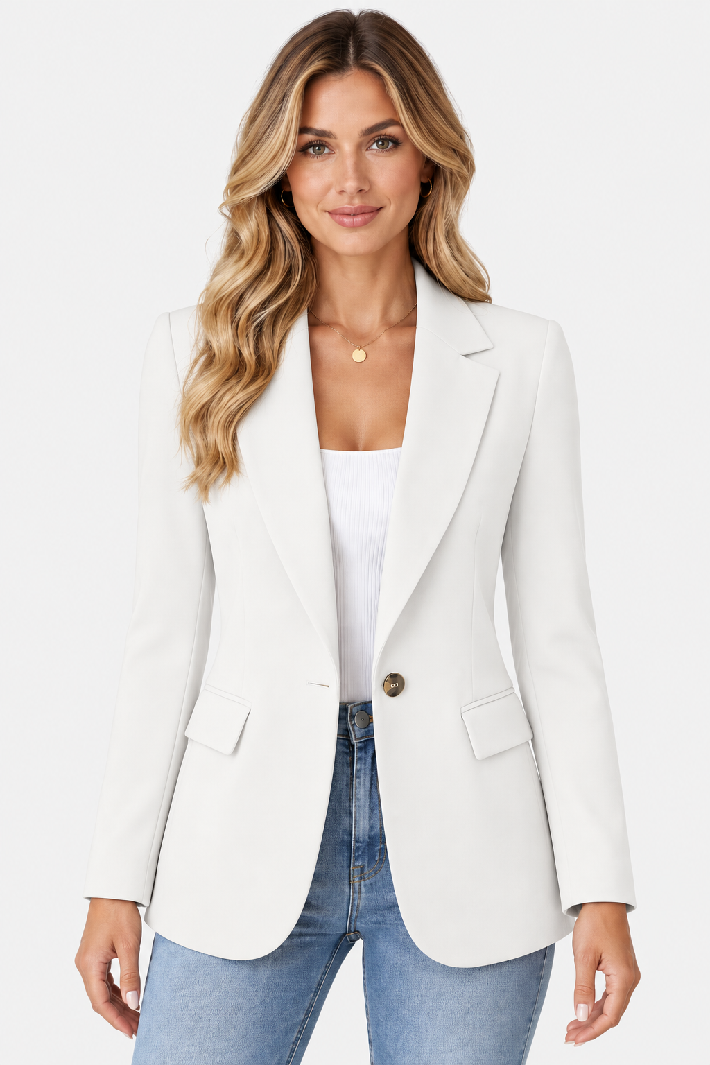 Blazer tailleur à col châle — Amielle Paris