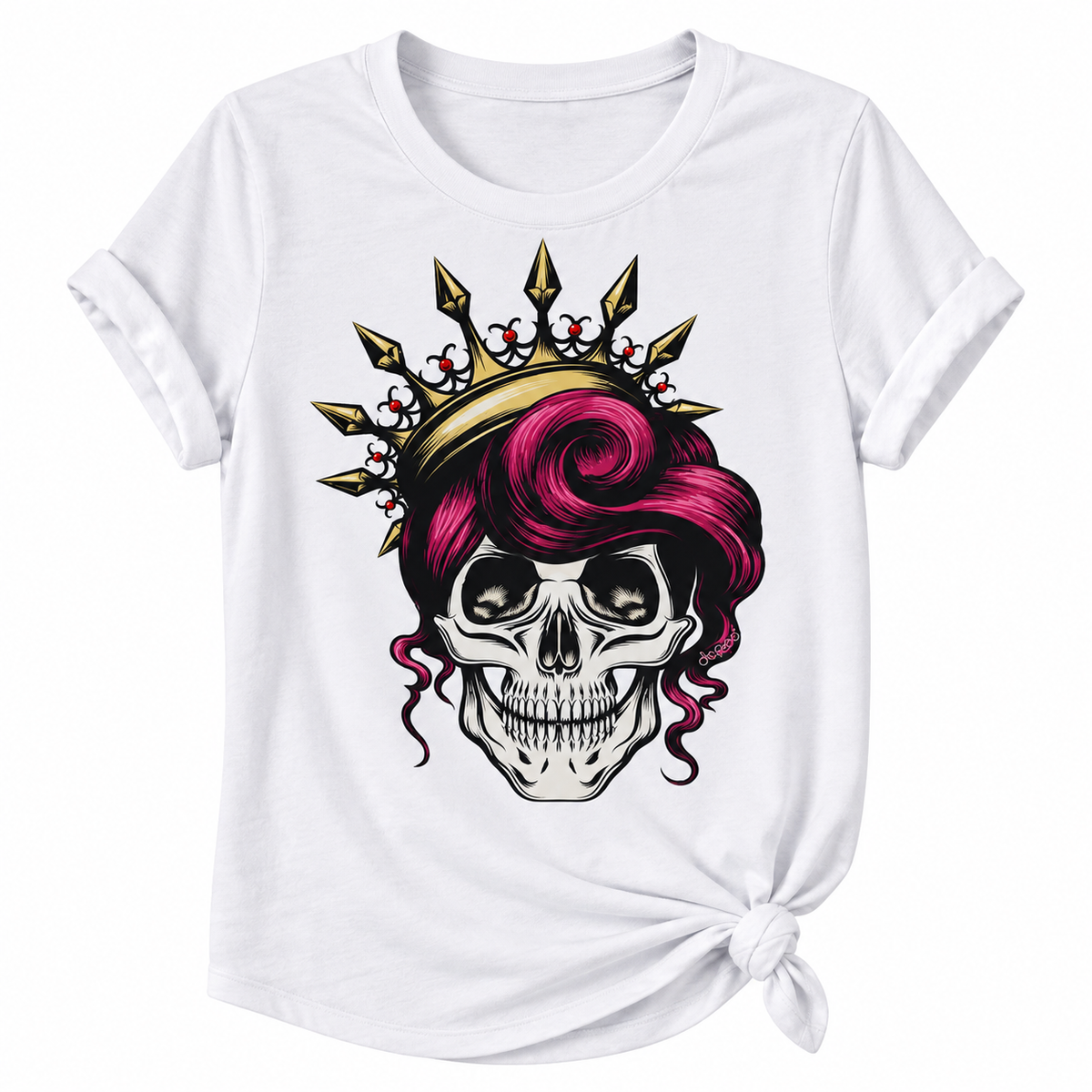 Bone Daddy — T-shirt Halloween tête de mort — vue 2