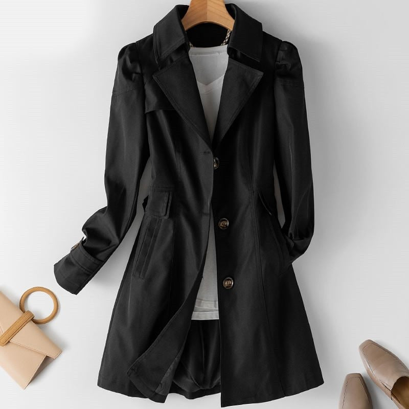 Vivienne — Trench mi-long ajusté — Amielle Paris