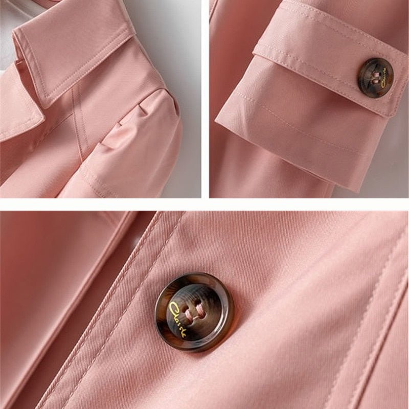 Vivienne — Trench mi-long ajusté — Amielle Paris