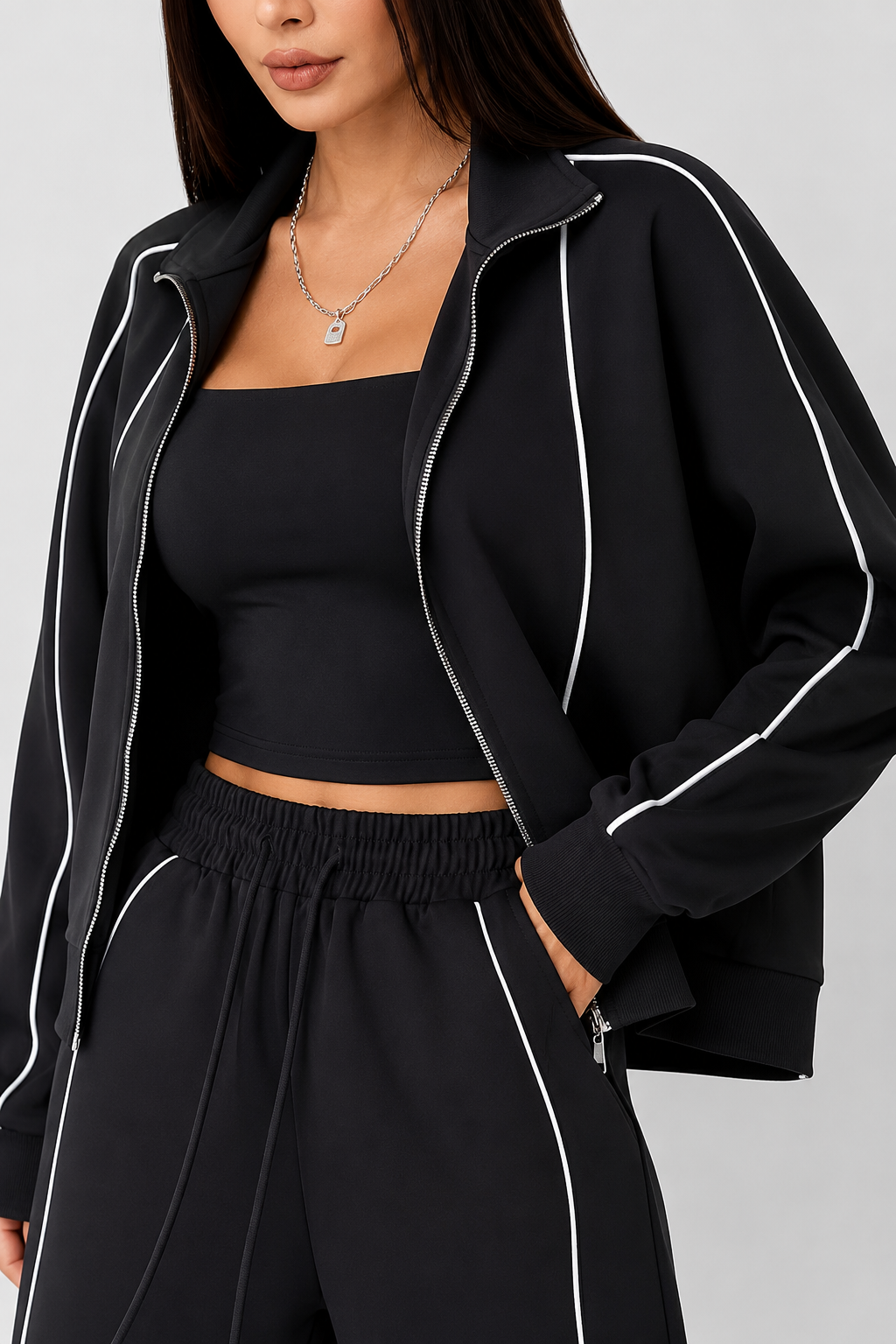 Ensemble veste, top et pantalon — Emilie — Amielle Paris