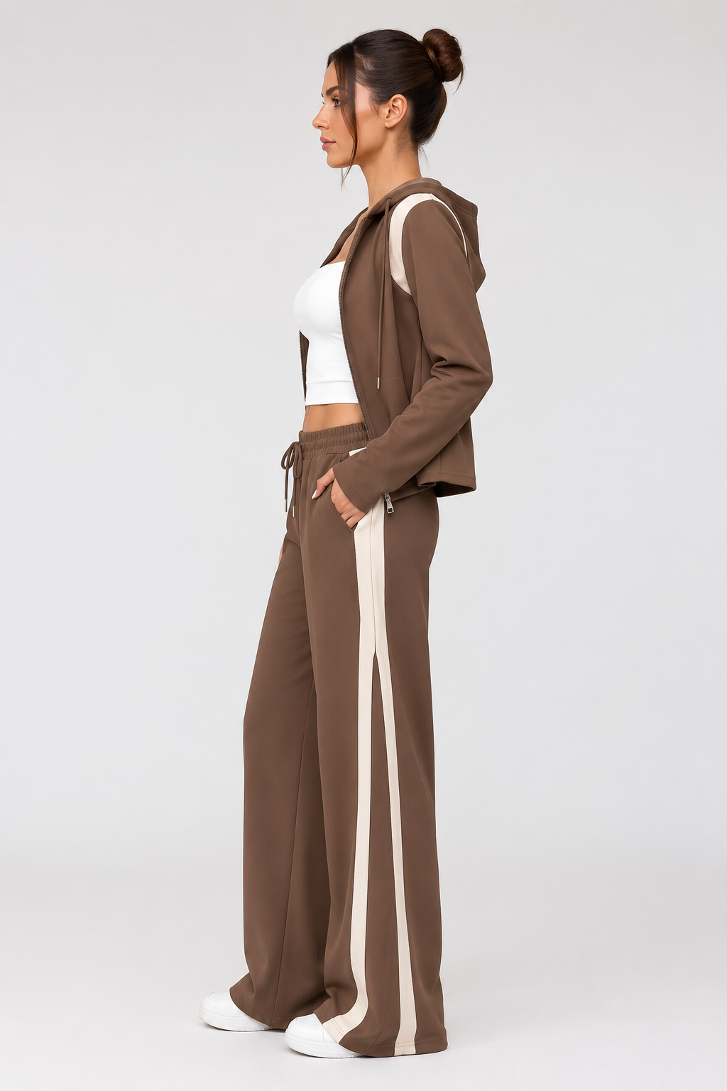 Ensemble zippé à capuche — Loane — Amielle Paris