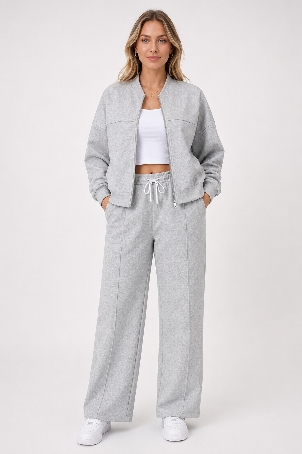 Ensemble veste zippée et pantalon — Ellie — Amielle Paris