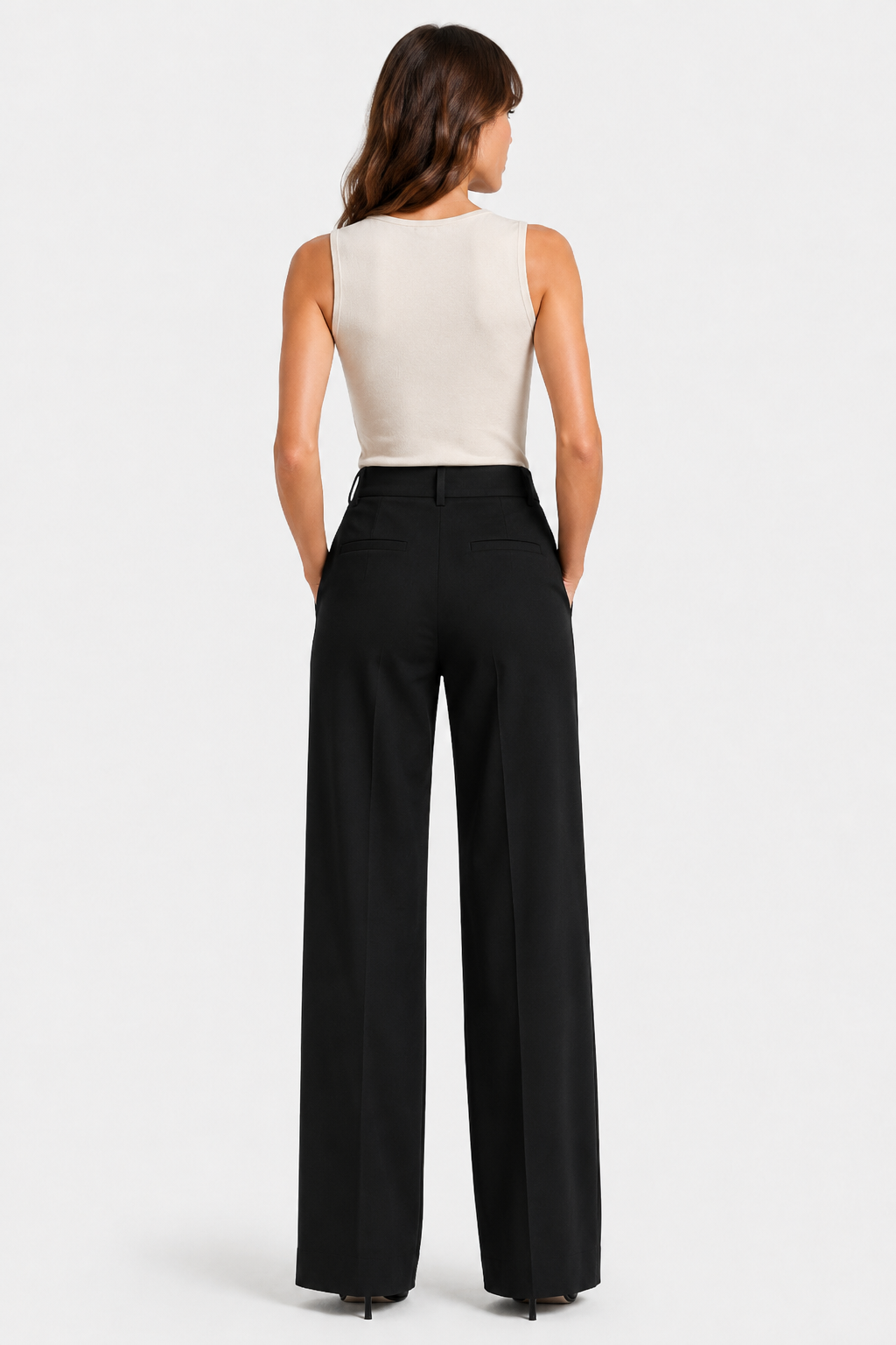 Jean cargo large taille haute — Kima — Amielle Paris