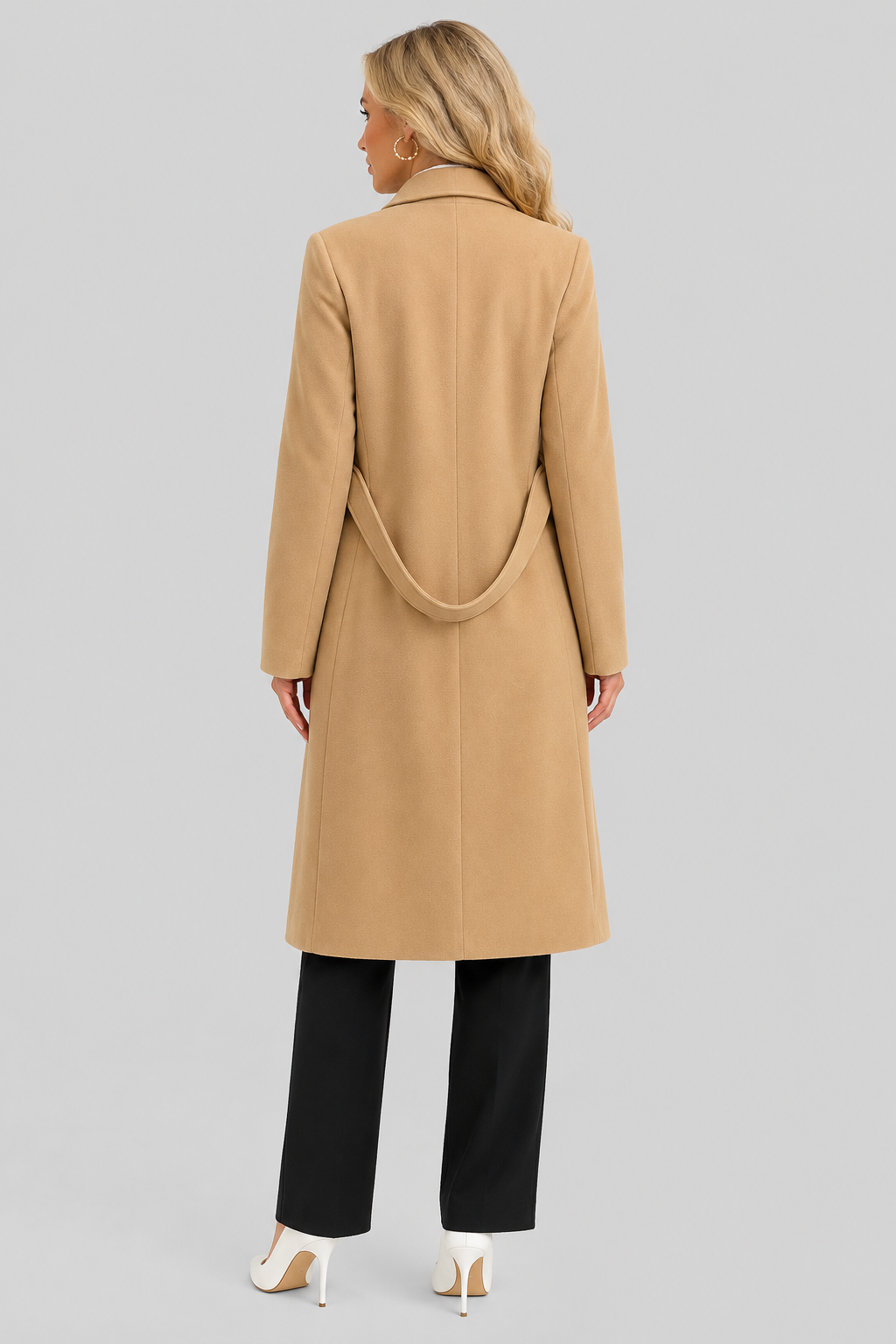 Manteau long ceinturé — Lola — Amielle Paris