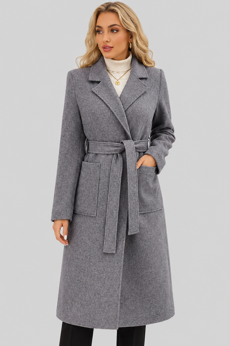 Manteau long ceinturé — Lola — Amielle Paris
