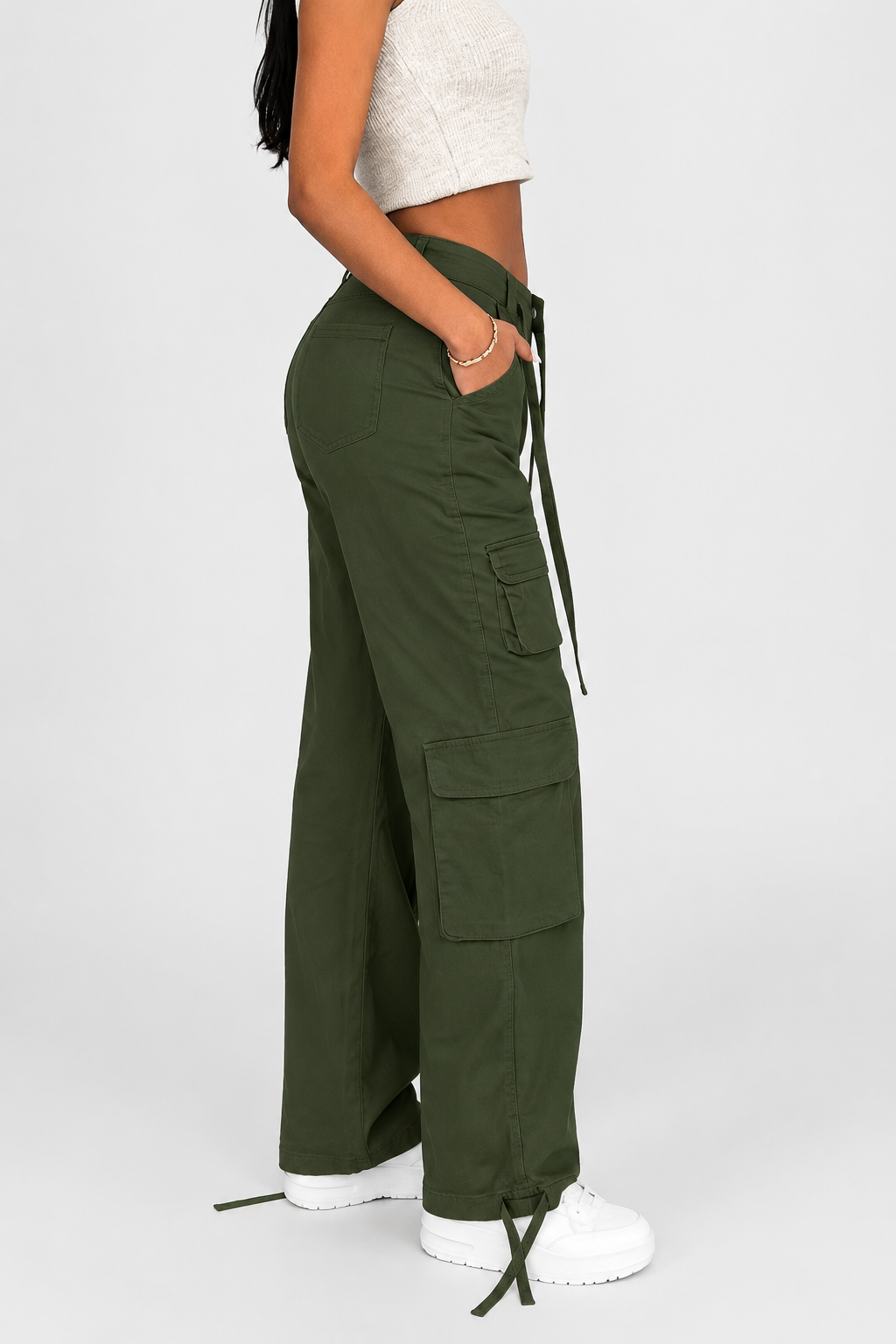 Pantalon cargo ample — Léa — Amielle Paris