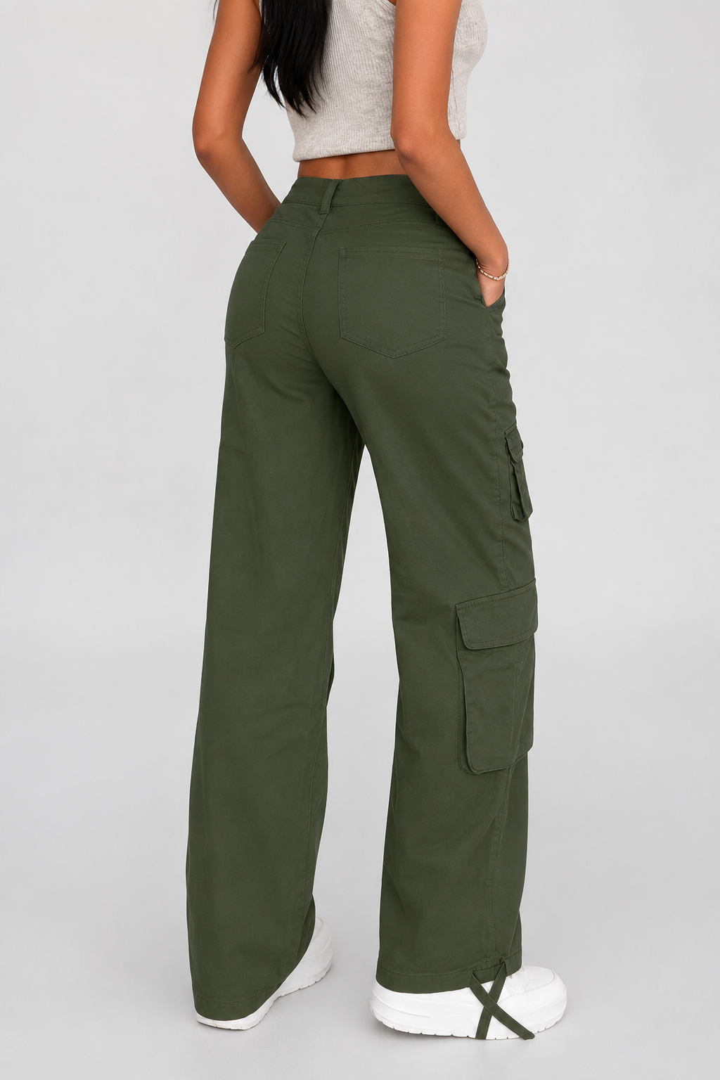 Pantalon cargo ample — Léa — Amielle Paris