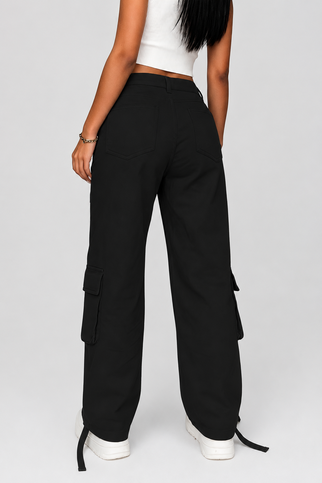 Pantalon cargo ample — Léa — Amielle Paris