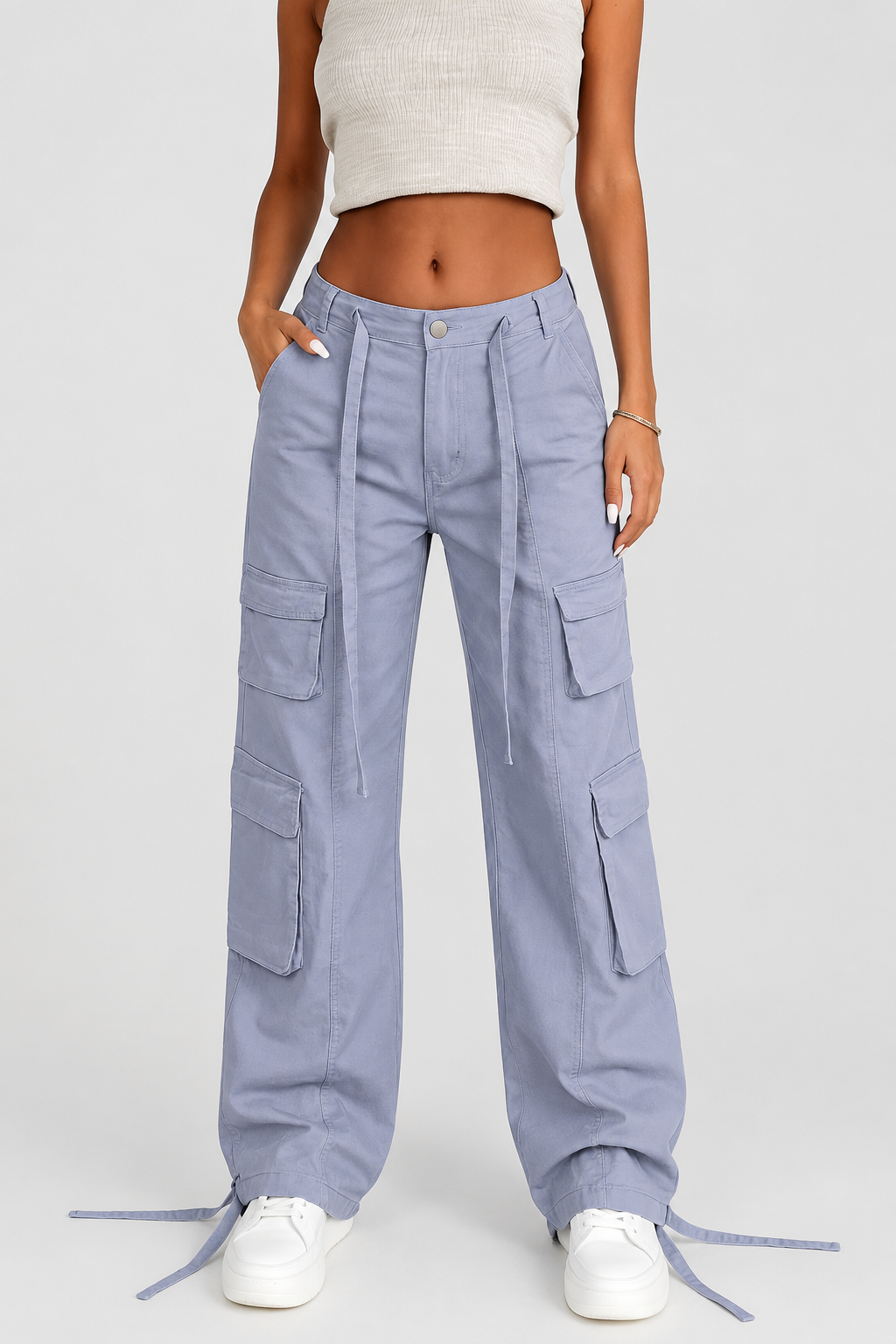 Pantalon cargo ample — Léa — Amielle Paris