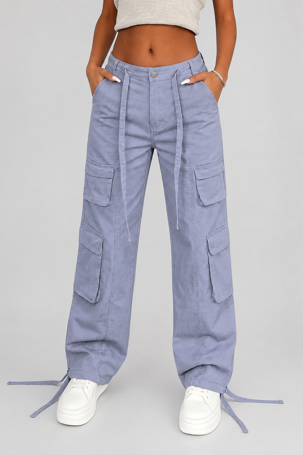 Pantalon cargo ample — Léa — Amielle Paris