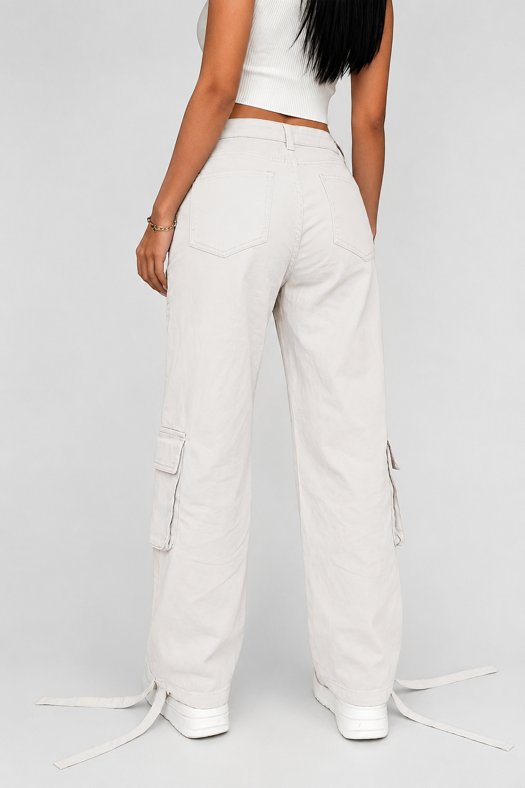 Pantalon cargo ample — Léa — Amielle Paris
