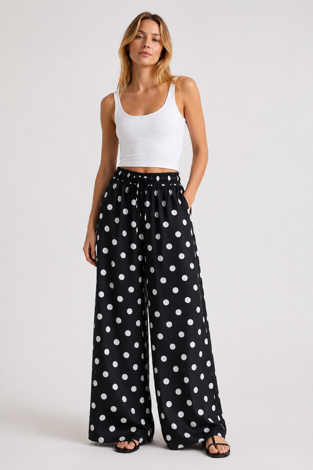 Pantalon large imprimé léopard — Odette — Amielle Paris