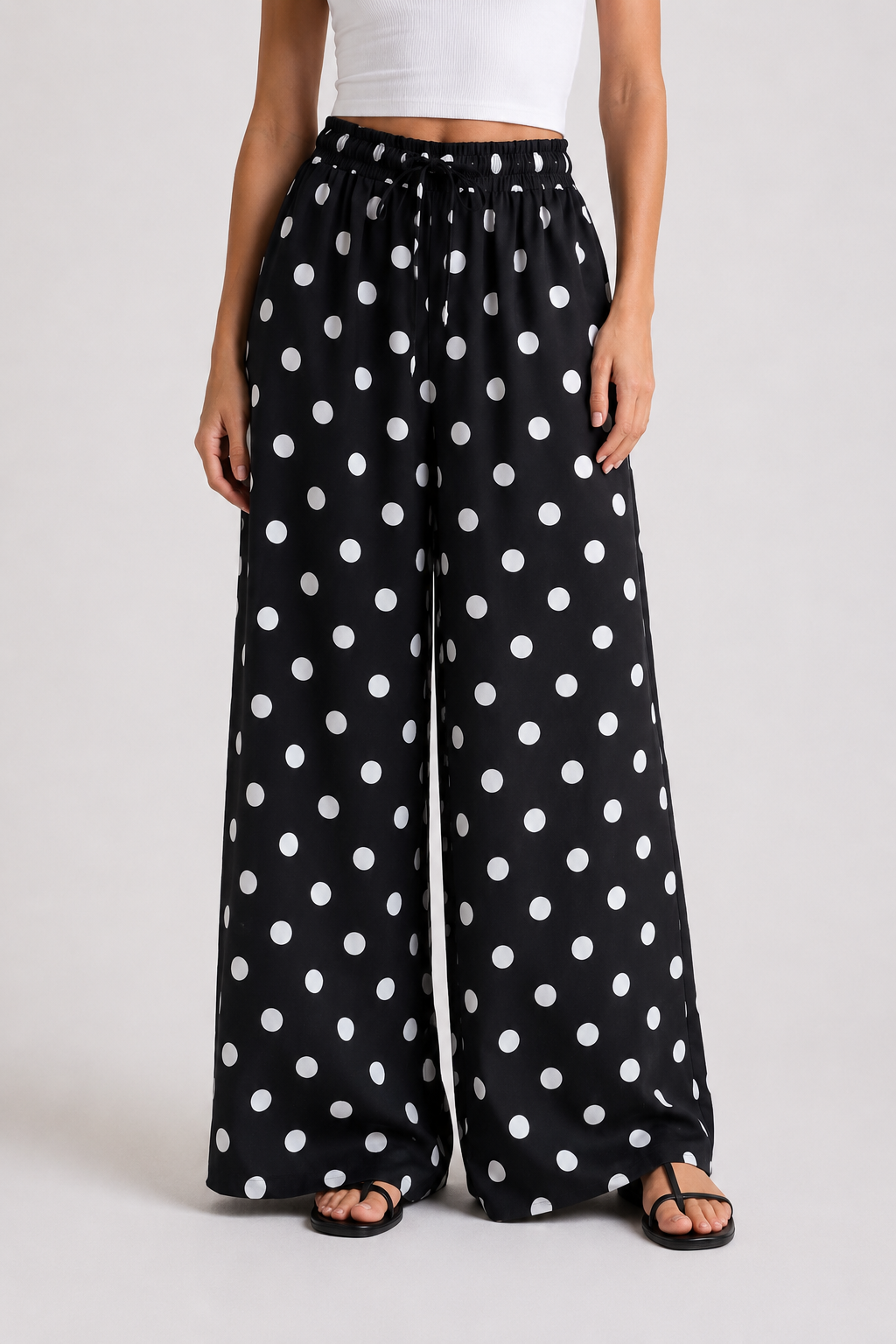 Pantalon large imprimé léopard — Odette — Amielle Paris