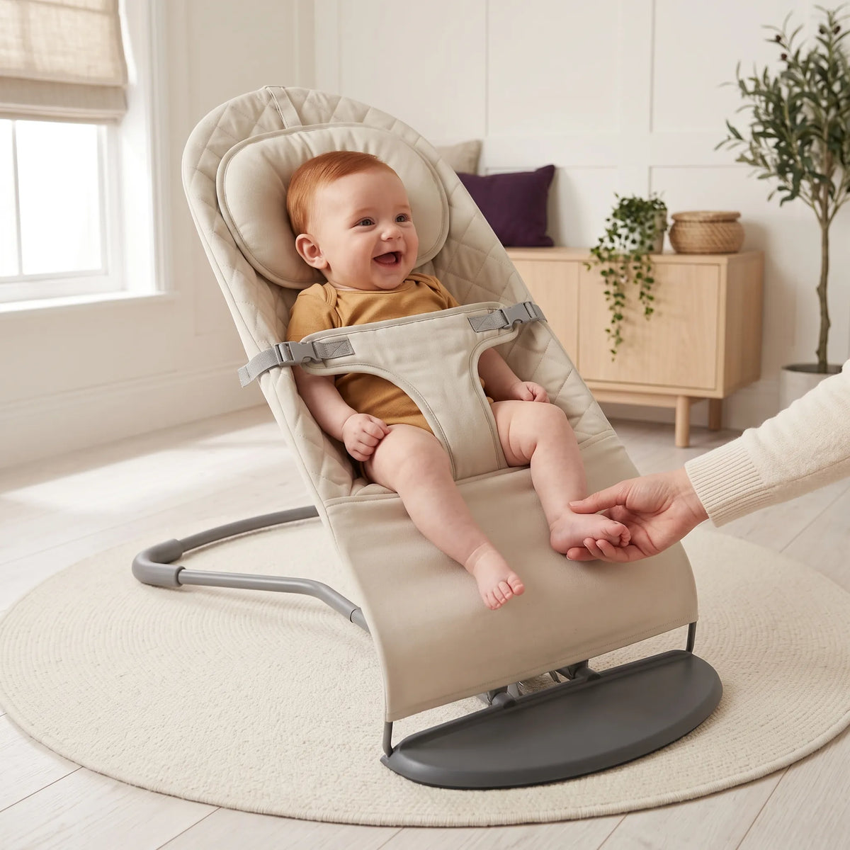 Transat bébé pliable à balancement naturel — vue 4