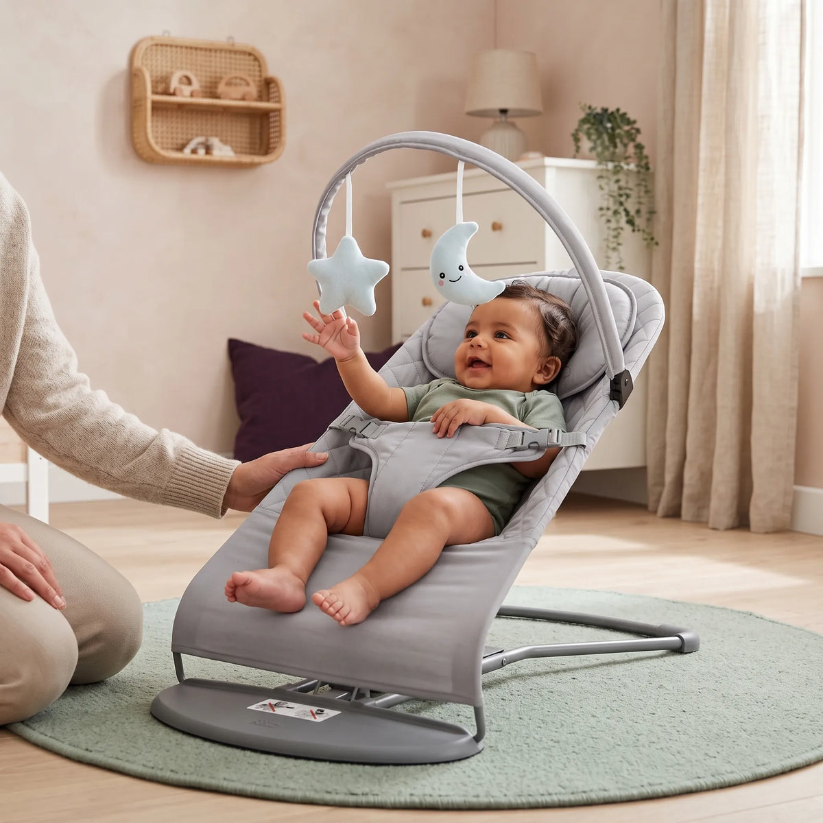 Transat bébé pliable à balancement naturel — vue 2