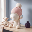 Bonnet bébé d’hiver doublé coton à cache-oreilles — vue 12